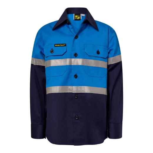 Picture of WorkCraft, Kids Two Tone L/S Shirt